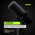 Shure SM7B Micrófono Profesional para Podcast y Estudio