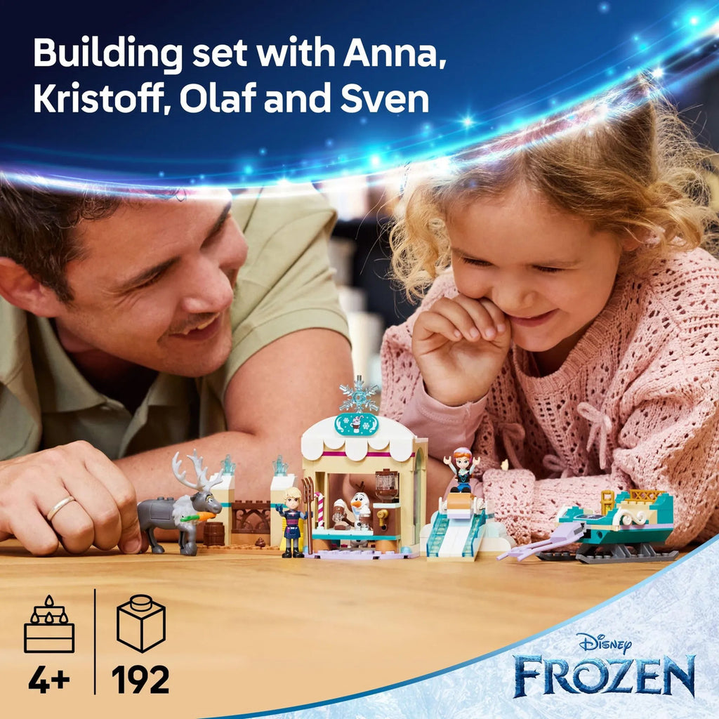 LEGO Disney Frozen Aventura en Trineo de Anna 43256 - Set para Niños 4+
