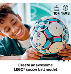 LEGO Pelota de Fútbol Construible - Set Coleccionable con Minifiguras