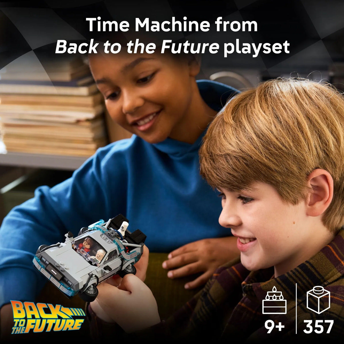LEGO Speed Champions DeLorean Regreso al Futuro 77256 - 2 Versiones para Niños 9+