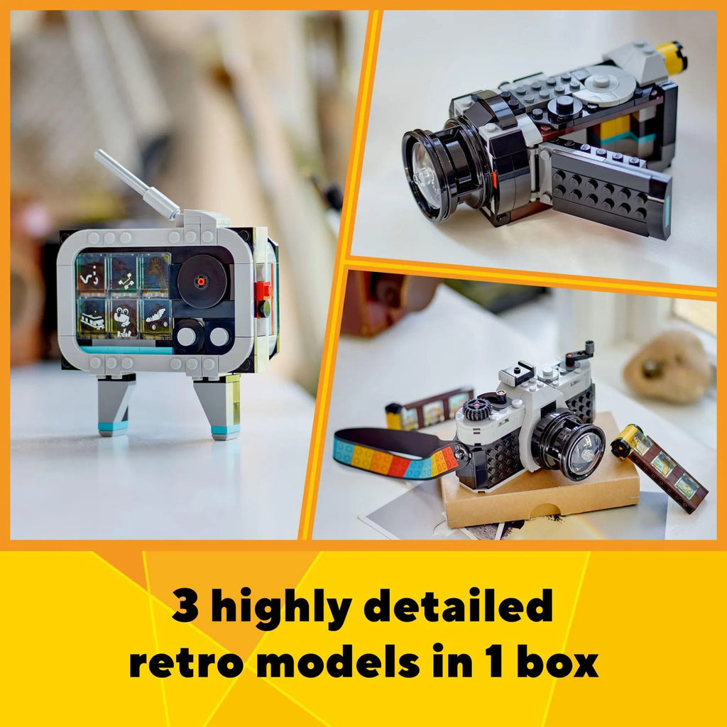 LEGO Creator 3 en 1 Cámara Retro 31147 - Se Transforma en 3 Modelos