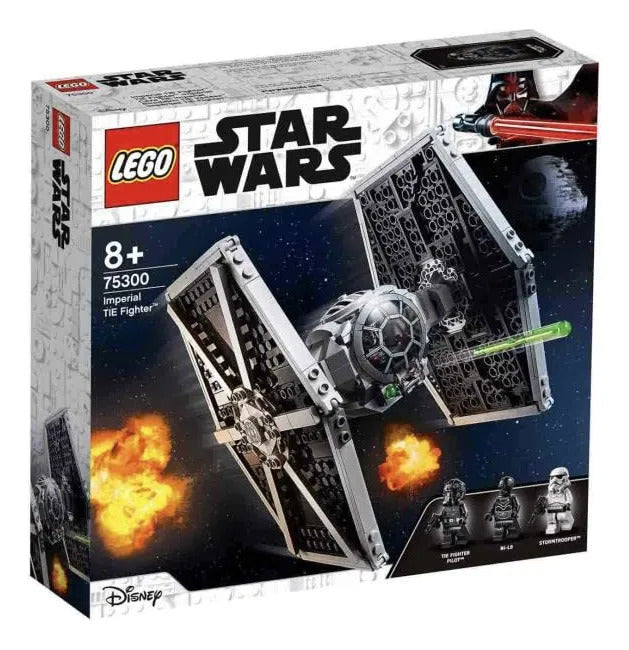 LEGO Star Wars Caza TIE Imperial 75300 - Set con 3 Minifiguras para Niños 8+