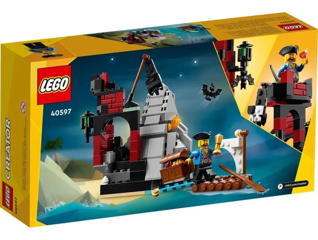 LEGO Isla Pirata Terrorífica 40597 - 214 Piezas con Minifigura Pirata