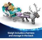 LEGO Disney Frozen Aventura en Trineo de Anna 43256 - Set para Niños 4+