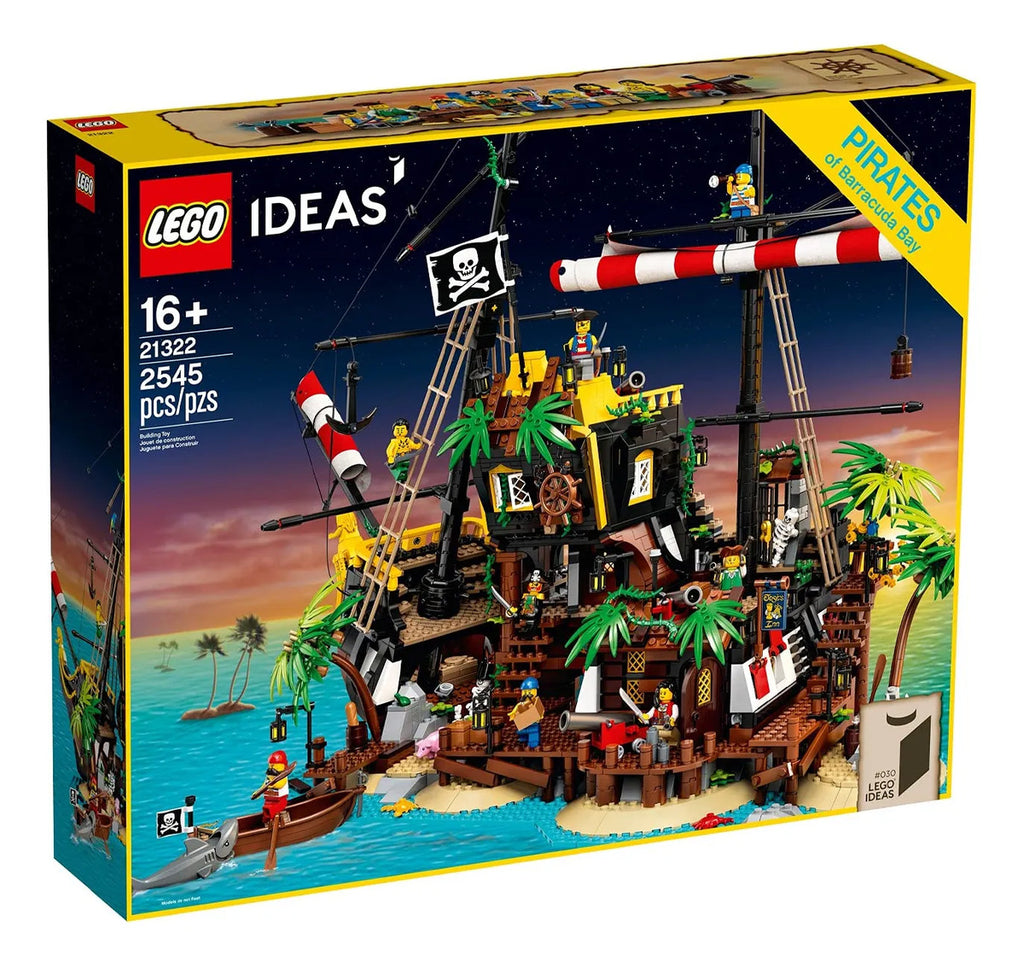LEGO Ideas Piratas de Barracuda Bay 21322 - 2,545 Piezas para Adultos