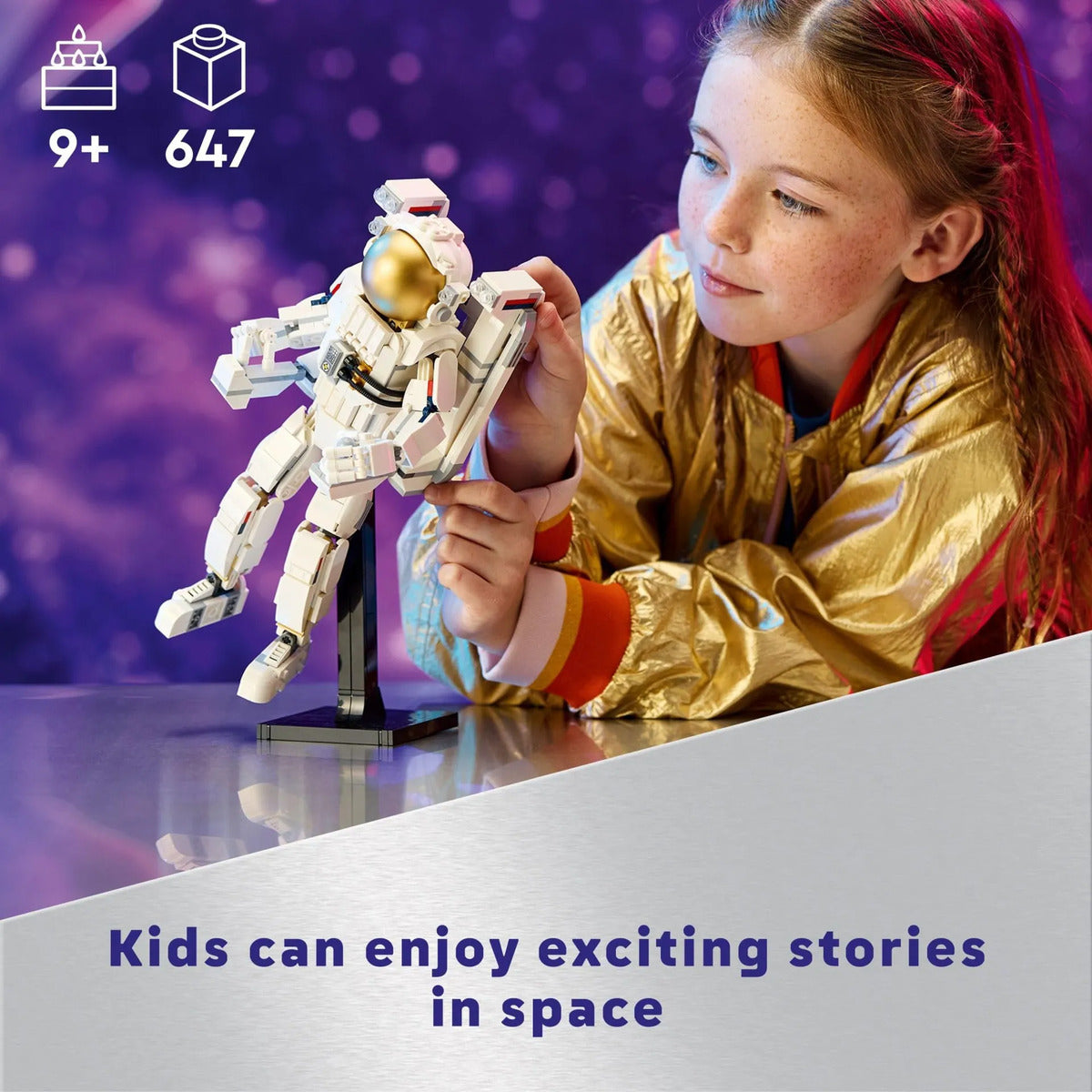 LEGO Creator 3 en 1 Astronauta Espacial - Set de Construcción Niños 7+