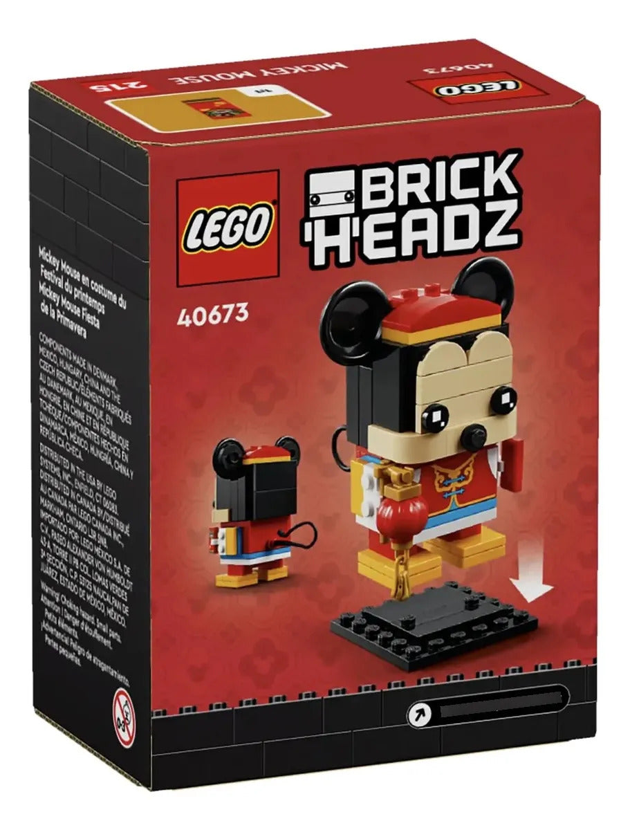 LEGO BrickHeadz Mickey Mouse Fiesta de Primavera 40673 - Coleccionable Disney