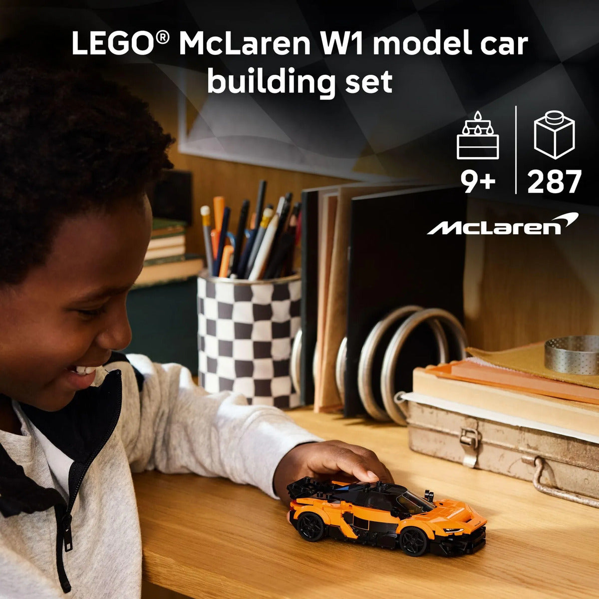 LEGO Speed Champions McLaren W1 77257 - Coche de Carreras para Niños 9+