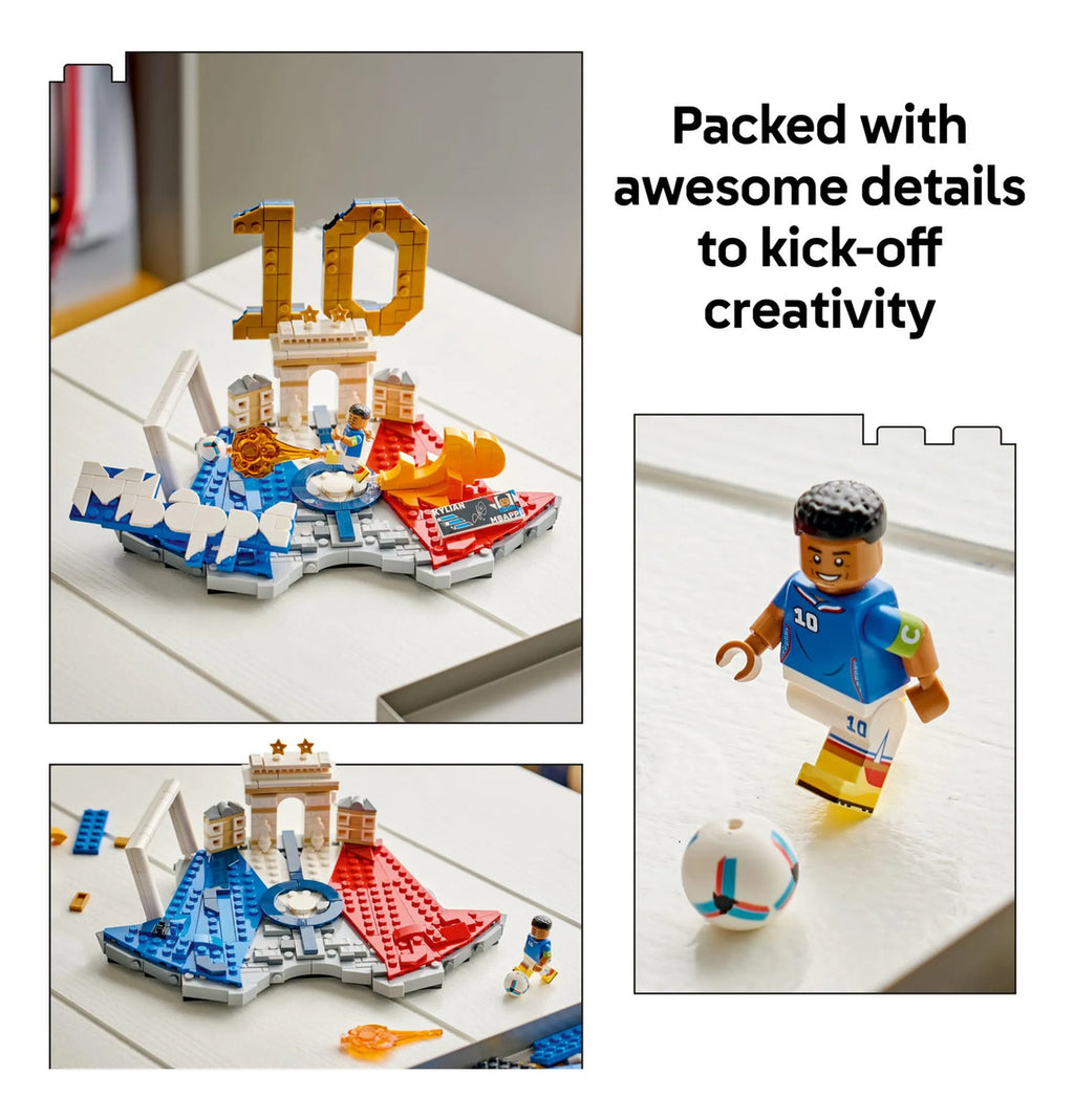 LEGO Football Editions Kylian Mbappé 43013 - Figura Coleccionable Fútbol