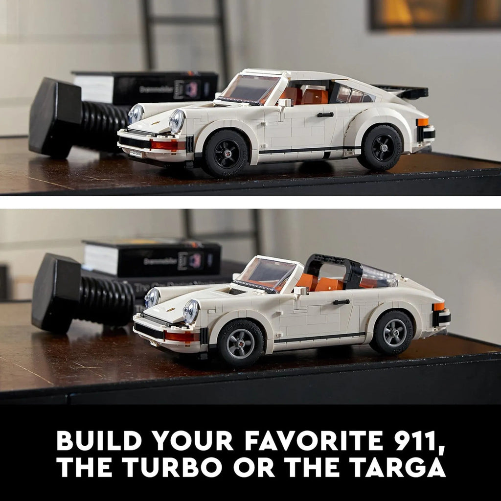 LEGO Icons Porsche 911 Turbo y Targa 10295 - Set 2 en 1 para Adultos