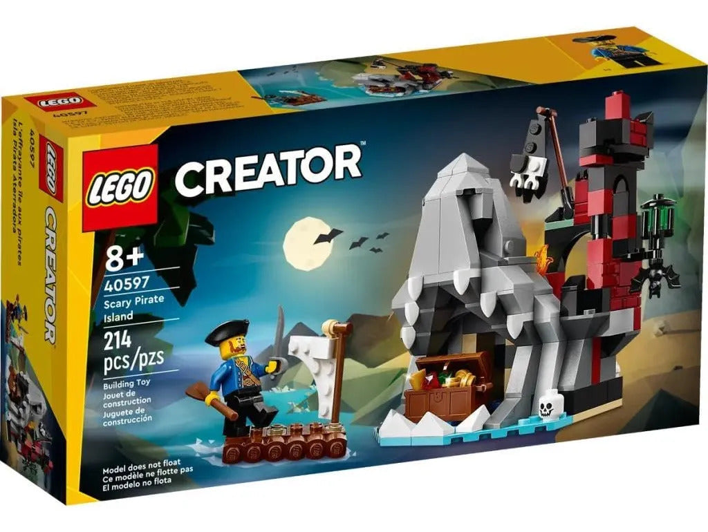 LEGO Isla Pirata Terrorífica 40597 - 214 Piezas con Minifigura Pirata
