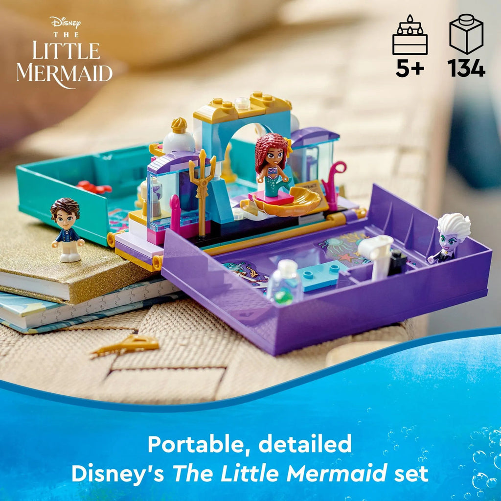 LEGO Disney La Sirenita Libro de Historias 43213 - Set con Ariel 4+