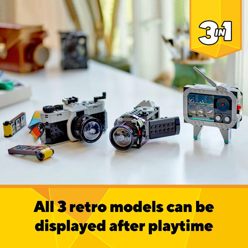 LEGO Creator 3 en 1 Cámara Retro 31147 - Se Transforma en 3 Modelos