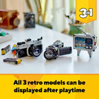 LEGO Creator 3 en 1 Cámara Retro 31147 - Se Transforma en 3 Modelos