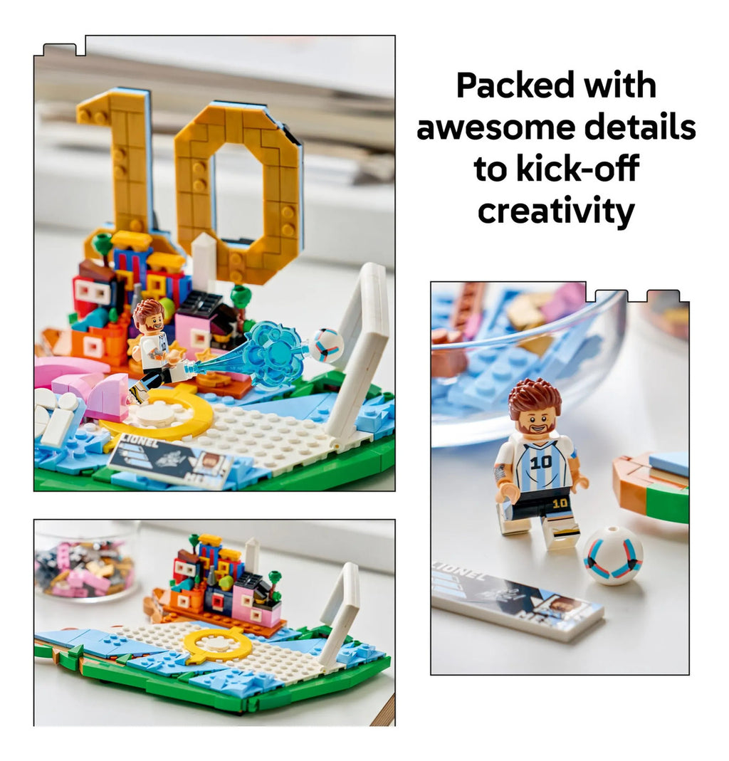 LEGO Football Editions Lionel Messi - Figura Coleccionable Fútbol 10+