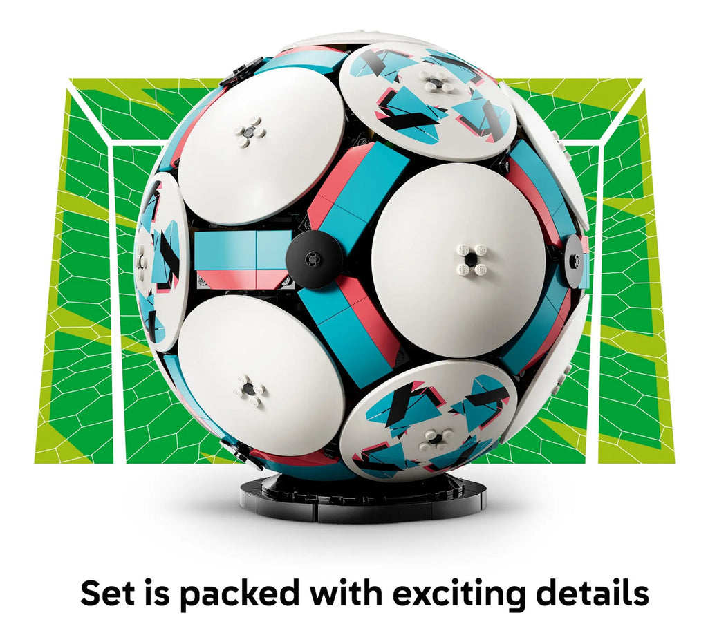 LEGO Pelota de Fútbol Construible - Set Coleccionable con Minifiguras
