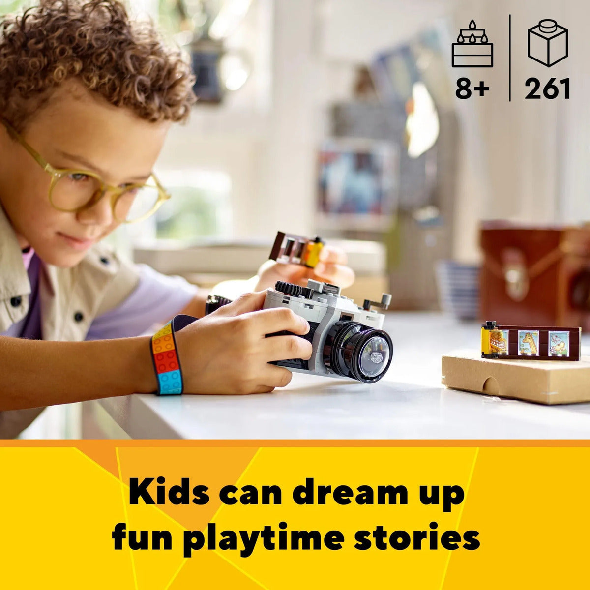 LEGO Creator 3 en 1 Cámara Retro 31147 - Se Transforma en 3 Modelos