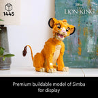 LEGO Disney Simba Joven El Rey León - Set de Construcción Coleccionable 18+