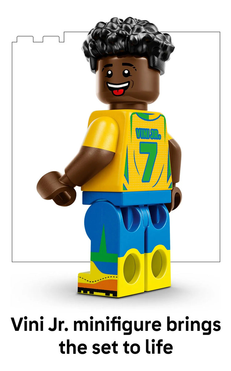 LEGO Football Editions Vini Jr. - Figura Coleccionable Fútbol 10+