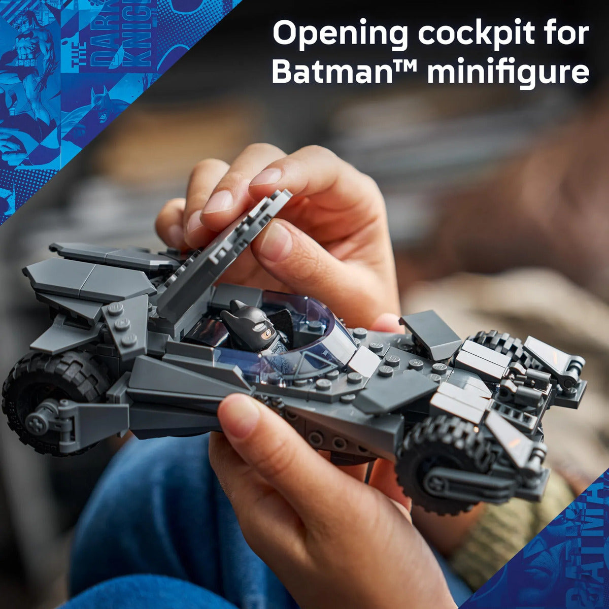 LEGO DC Batman Batmóvil 76331 con Minifigura - Set de Construcción Superhéroes