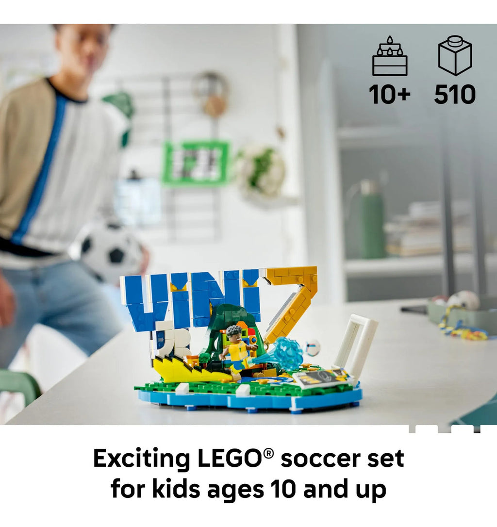 LEGO Football Editions Vini Jr. - Figura Coleccionable Fútbol 10+