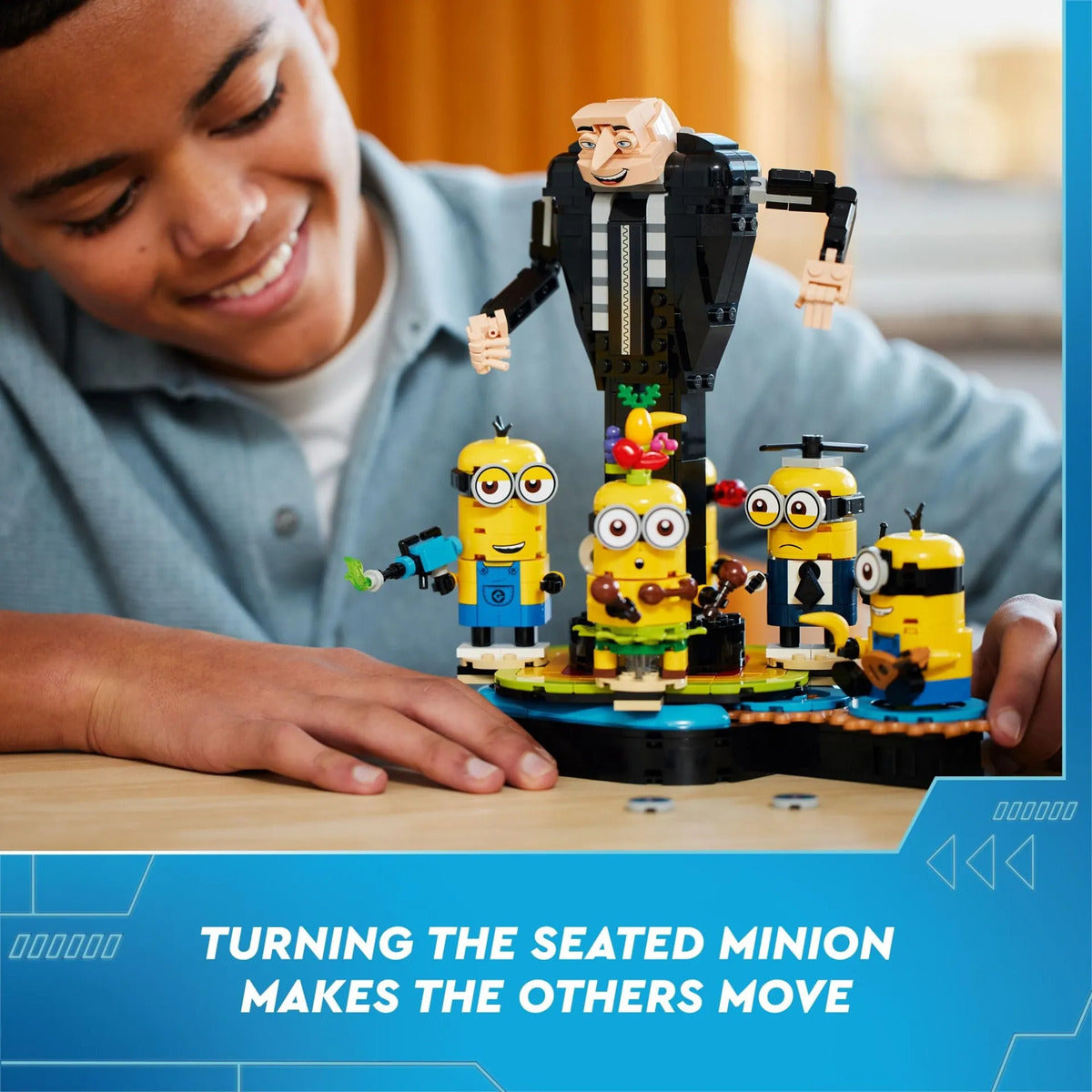 LEGO Despicable Me 4 Figura de Gru y Minions 75582 - Set Construible