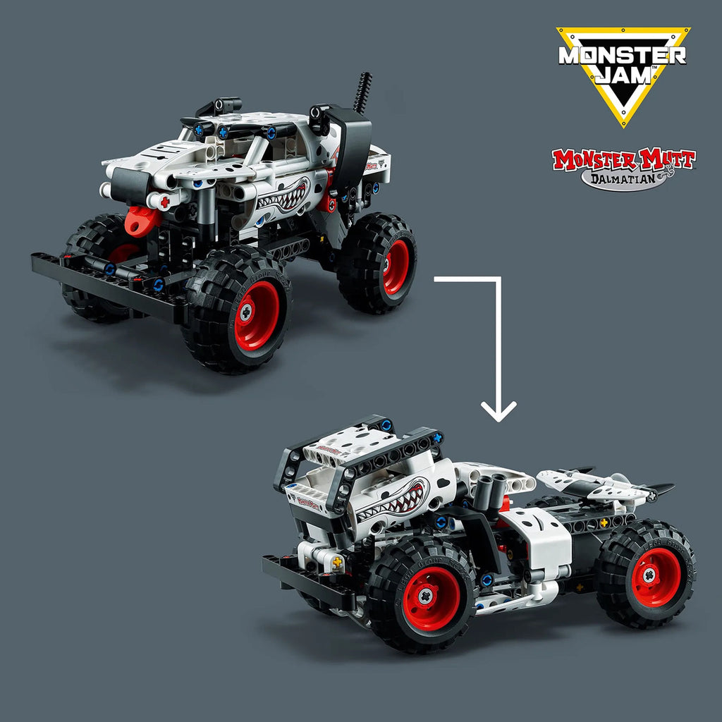 LEGO Technic Monster Jam Monster Mutt Dálmata 42150 - Set 2 en 1 para Niños