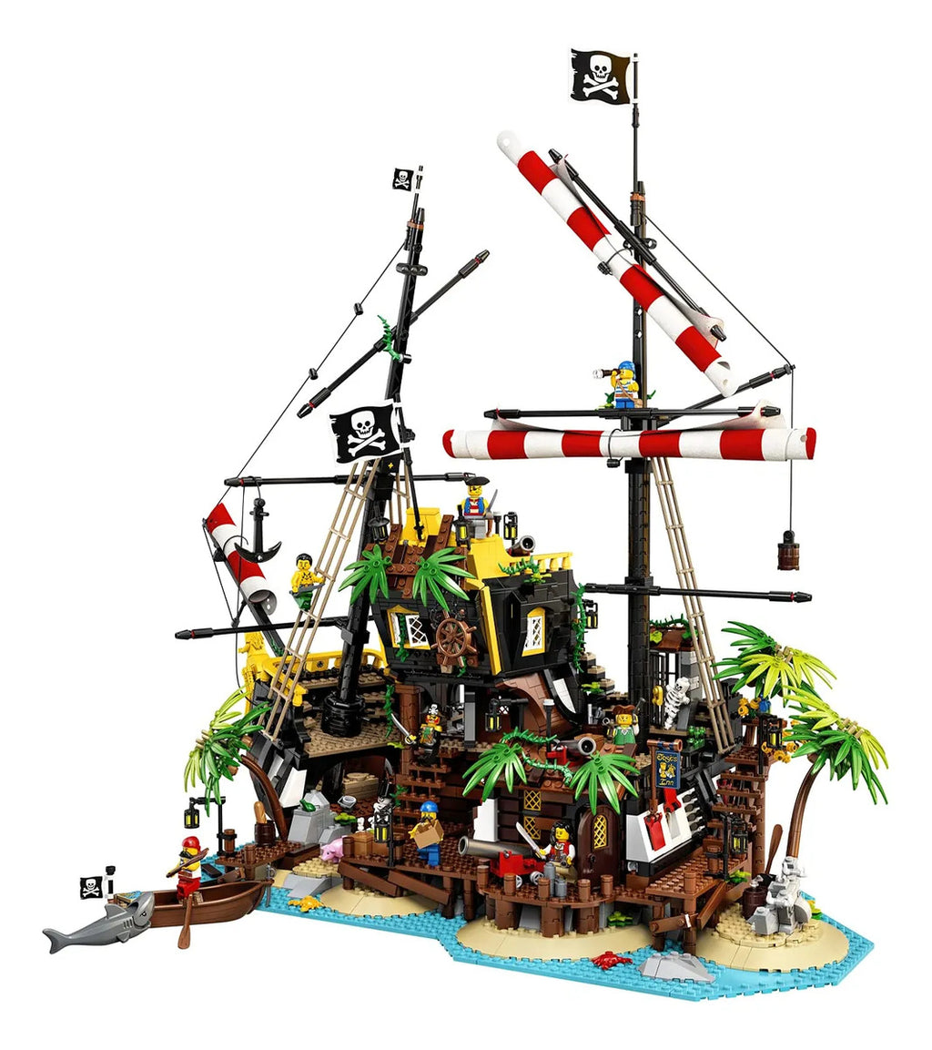 LEGO Ideas Piratas de Barracuda Bay 21322 - 2,545 Piezas para Adultos