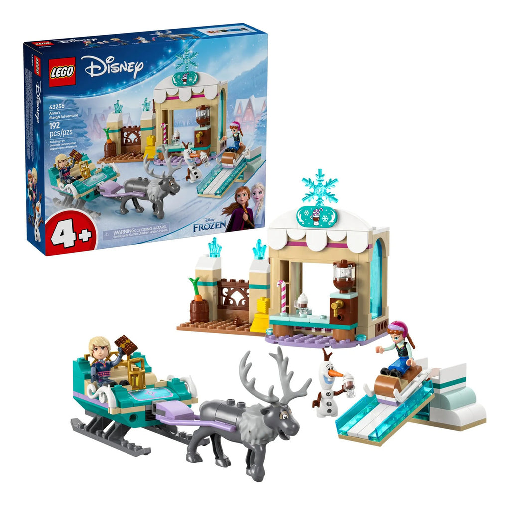 LEGO Disney Frozen Aventura en Trineo de Anna 43256 - Set para Niños 4+