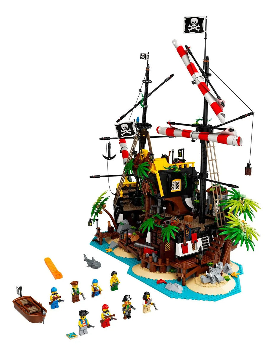 LEGO Ideas Piratas de Barracuda Bay 21322 - 2,545 Piezas para Adultos