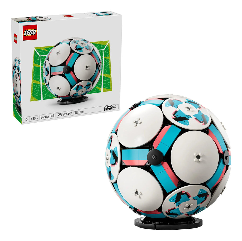 LEGO Pelota de Fútbol Construible - Set Coleccionable con Minifiguras
