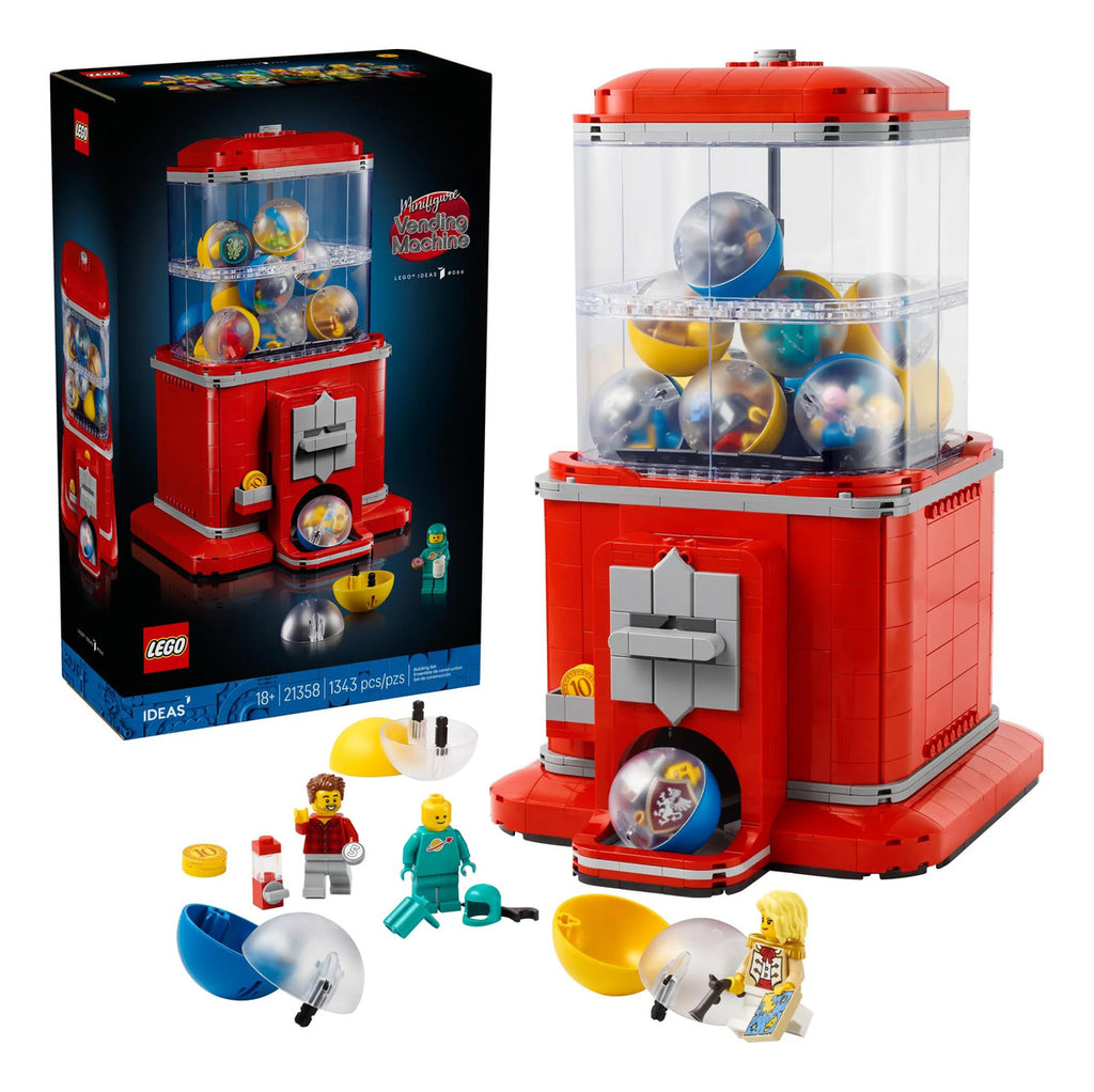 LEGO Ideas Máquina Expendedora de Minifiguras - Set Interactivo 18+