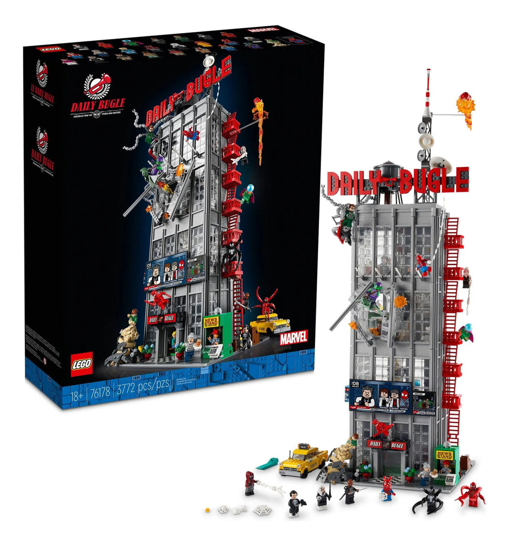 LEGO Marvel Spider-Man Daily Bugle 76178 - 3,772 Piezas y 25 Minifiguras