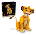 LEGO Disney Simba Joven El Rey León - Set de Construcción Coleccionable 18+