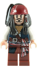 LEGO Piratas del Caribe Minifigura Capitán Jack Sparrow - Coleccionable