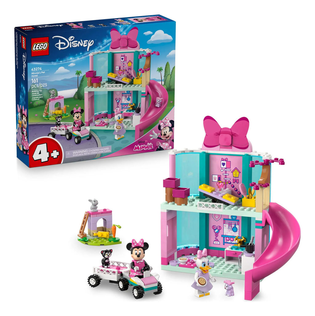 LEGO Disney Hotel de Mascotas de Minnie 43274 - Juguete Educativo para Niños 4+