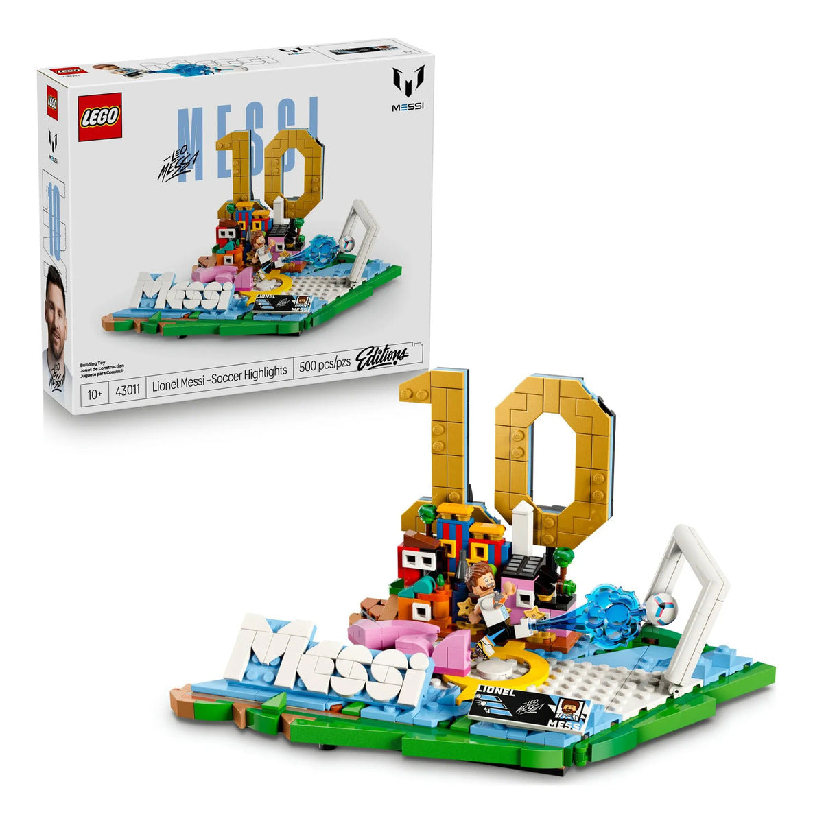 LEGO Football Editions Lionel Messi - Figura Coleccionable Fútbol 10+