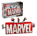 LEGO Marvel Logo con 5 Minifiguras Vengadores 76313 - Set Interactivo 12+